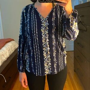 Floral work casual top